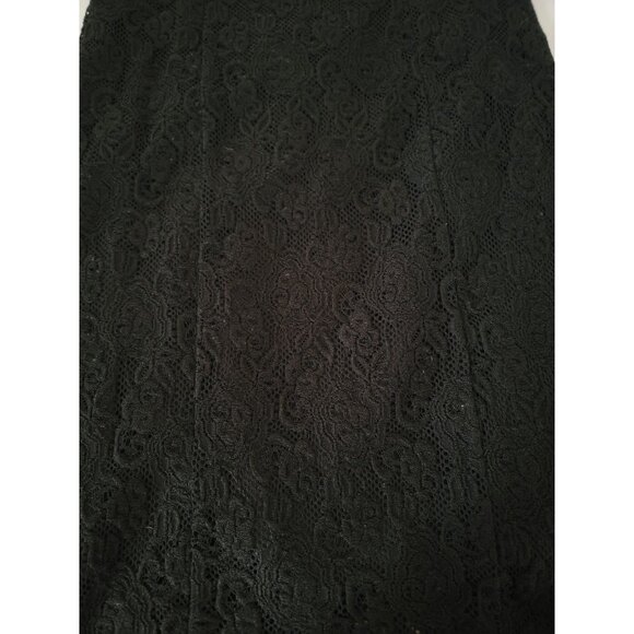 United Colors Of Benetton Black Lace Sleeveless Sheath Dress XS - Picture 2 of 3